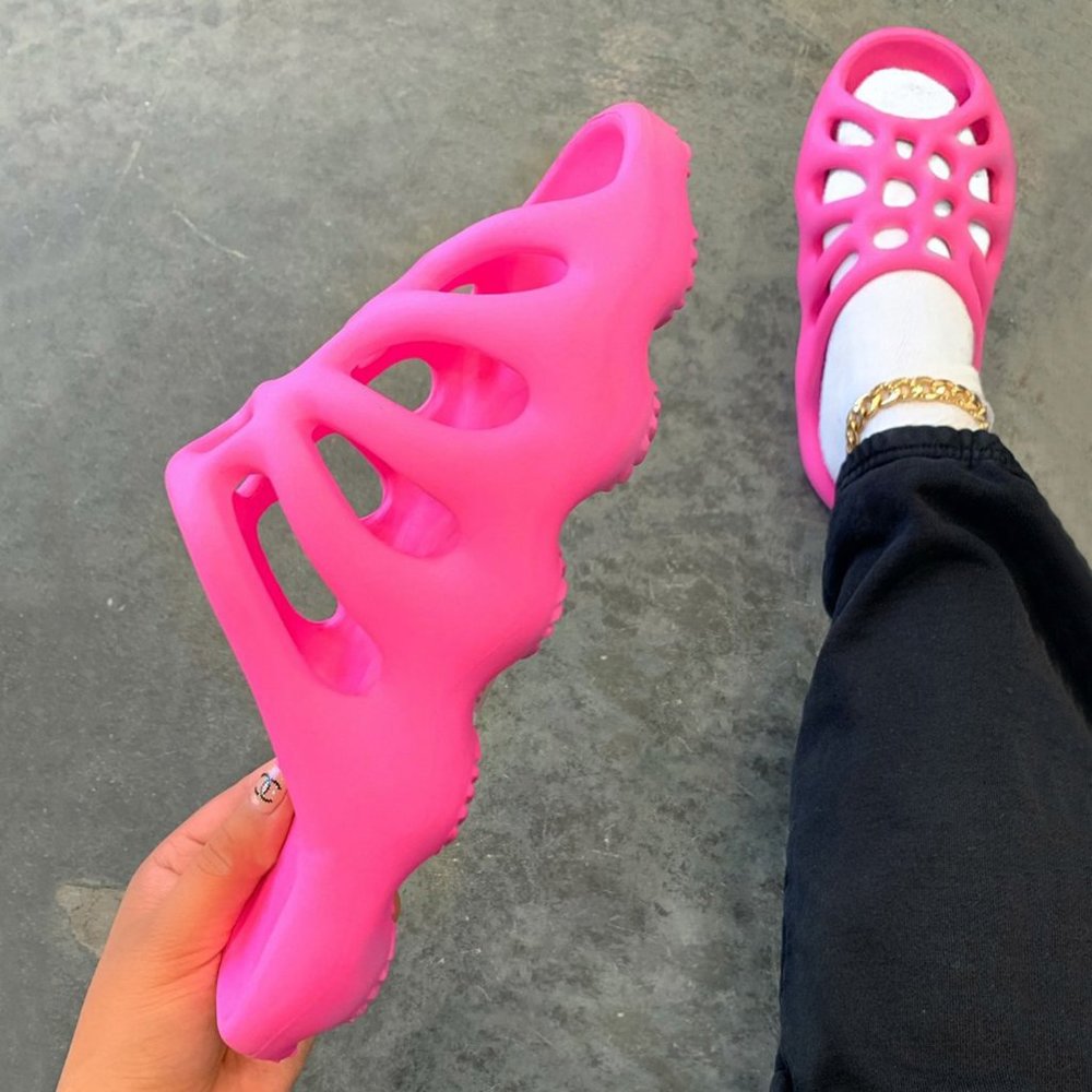 NEW Light-Weight Hot Pink Slides Sandal Flip Flops